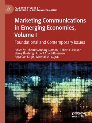 cover image of Marketing Communications in Emerging Economies, Volume I